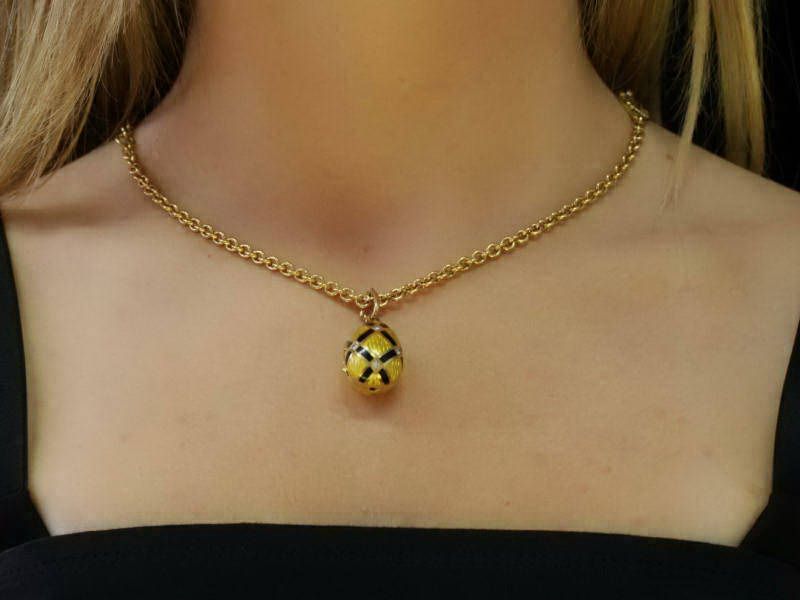 Faberge egg shaped locket (image 2 of 8)